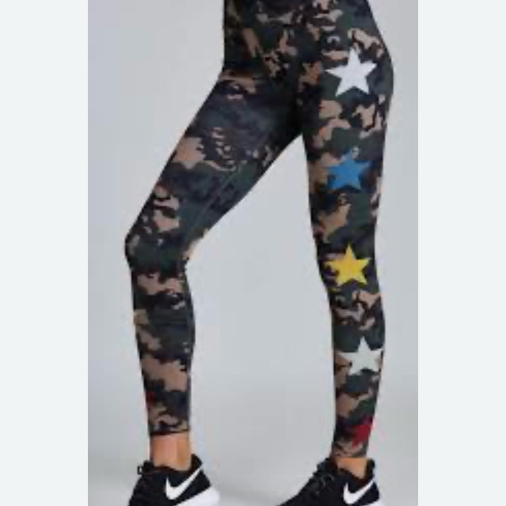 Noli Camouflage Leggings with Star Accents we 0125